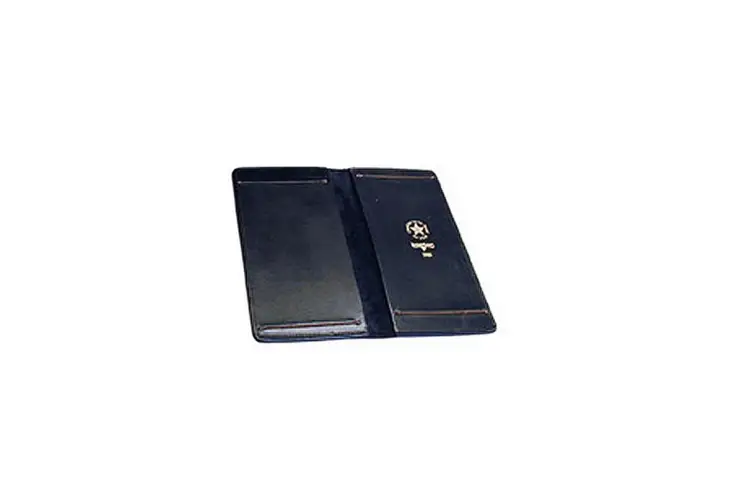 Boston Leather Double Citation Book Hldr 5880-1 w/ Free S&H